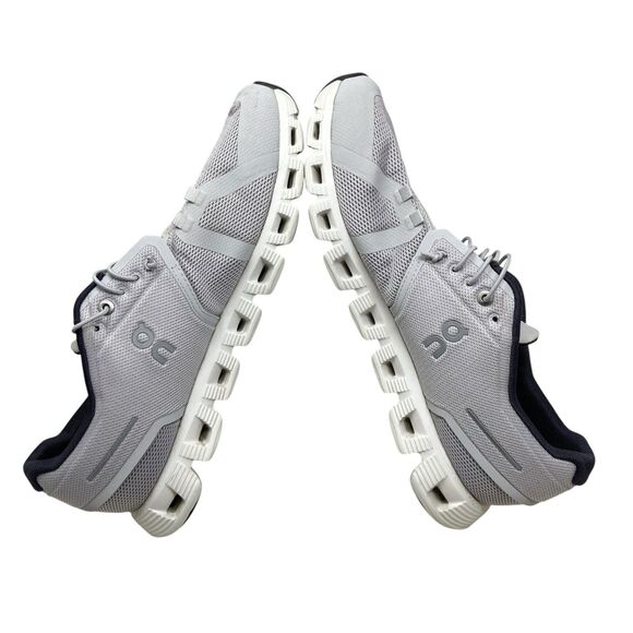 On Cloud 5 Mens 9.5 Gray White Lightweight Running Shoes Repaired 59.98909 - Picture 6 of 13